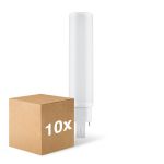 Mehrfachpackung 10x Ledvance Dulux-D LED 10W - 830  | Ersatz Für 26W