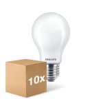 Mehrfachpackung 10x Philips Corepro LED Glühbirne E27 Birne Matt 8.5W 1055lm - 827  | Ersatz Für 75W