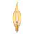 Osram Vintage 1906 LED E14 Gebogene Spitze Kerze Fadenlampe Gold 2.5W 220lm - 824  | Ersatz für 25W