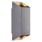 Nordlux Nico Wandleuchte Aluminium Anthrazit Up & Down | IP54 - Geeignet für 2x GU10