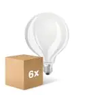 Mehrfachpackung 6x Ledvance LED Classic E27 Globe Matt 11W 1521lm - 827  | Dimmbar - Ersatz Für 100W