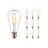 Mehrfachpackung 10x LED E27 Birne Fadenlampe Klar 4W 470lm - 827 | Ersatz für 40W