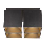 Nordlux Spot Ethan Noir - Aluminium | 4x GU10 Max 35W