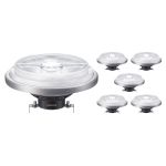 Lot 6x Philips MASTER LED Spot G53 AR111 10.8W 620lm 24D - 930 Blanc Chaud | Meilleur rendu des couleurs - Dimmable - Équivalent 50W