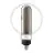 Philips Modern LED Ampoule E27 Tubular and Globe 200mm Filament Smoke 6.5W 270lm - 830 Blanc Chaud | Dimmable - Équivalent 25W