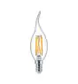 Philips MASTER Value LED Bougie E14 Flamme Filament Claire 3.4W 470lm - 927  | Meilleur rendu de couleur - Dimmable - Remplacement 25W