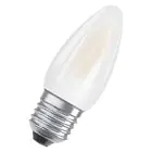 Osram Classic LED E27 Bougie Filament Dépolie 4W 470lm - 827  | Remplacement 40W