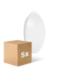 Lot 5x Ledvance Surface Circulaire 250 Blanc 13W 920lm - 830  | avec Sensor - IP44 - Remplacement 2x13W