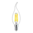 Philips MASTER LED E14 Bent-tip Bougie Filament Claire 3.4W 470lm - 922-927 Dim To Warm | Meilleur Rendu De Couleur - Dimmable - Remplacement 40W