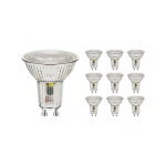 Lot 10x Spot LED GU10 PAR16 5.5W 560lm 36D - 830 Blanc Chaud | Équivalent 80W