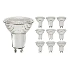Lot 10x Spot LED GU10 PAR16 3W 230lm 36D - 927 | Meilleur rendu de couleur - Dimmable - Remplacement 35W
